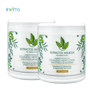 Colágeno con citrato de magnesio - 2 tarros